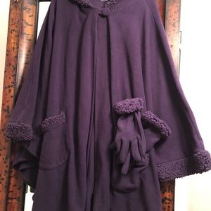 Coat/Cape with gloves